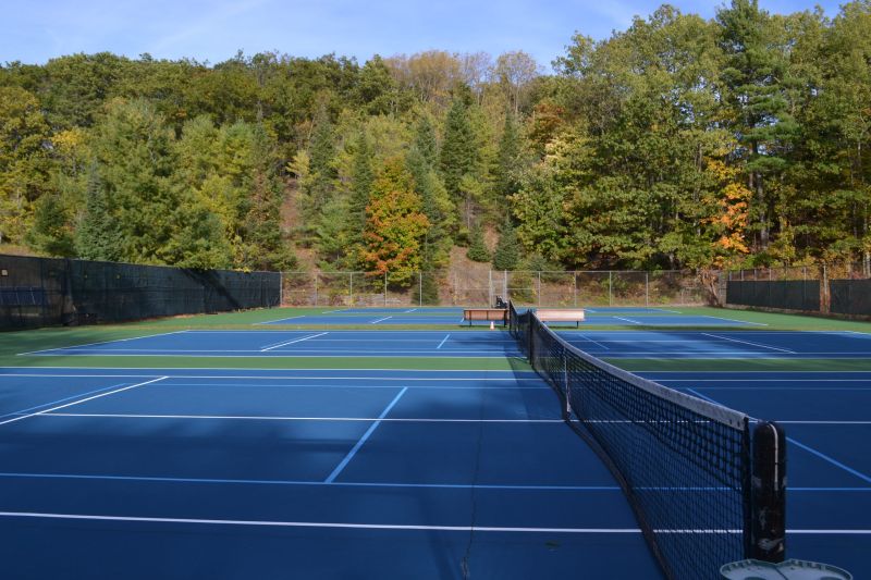 tennis and pickleball courts fall