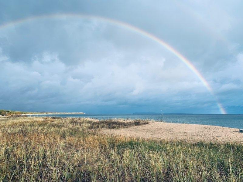 Rainbow Over Sleeping Bear Bay