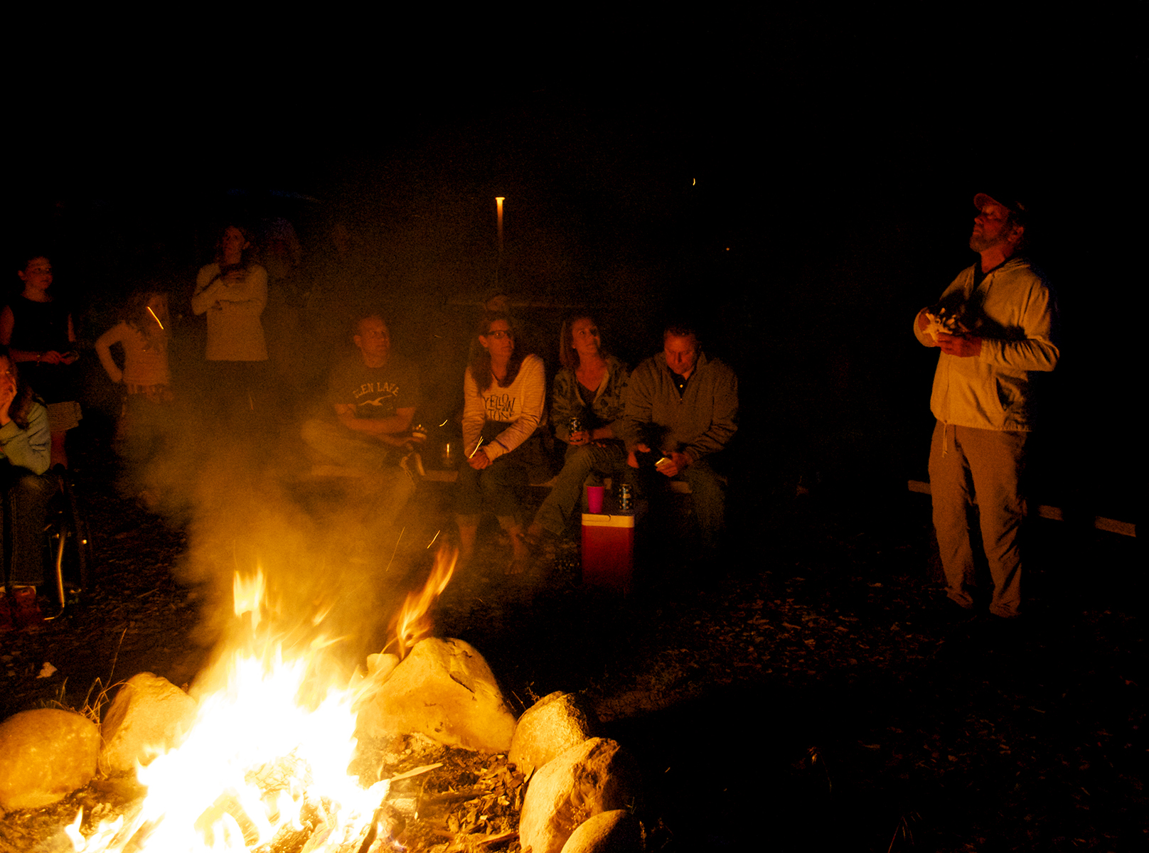 beach bards bonfire storytelling