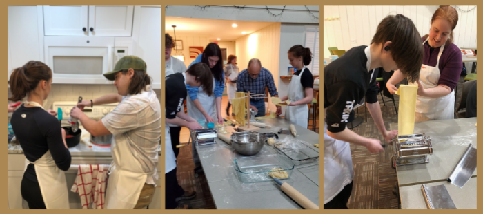 Res life and students in blazers