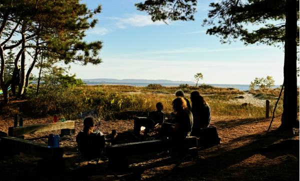 Res life and students in blazers