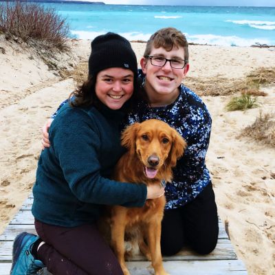 Res life and students in blazers