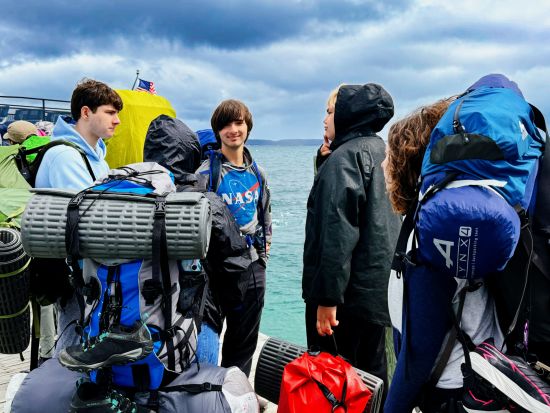 Res life and students in blazers