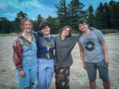 Res life and students in blazers